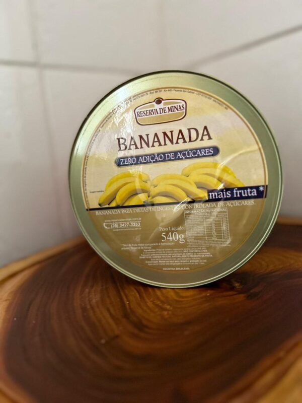 Doce Zero Açucar Bananada